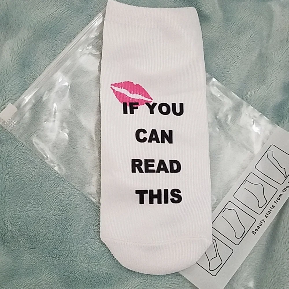 🍭 funny Womens Ankle Socks New🍭 - Picture 2 of 3